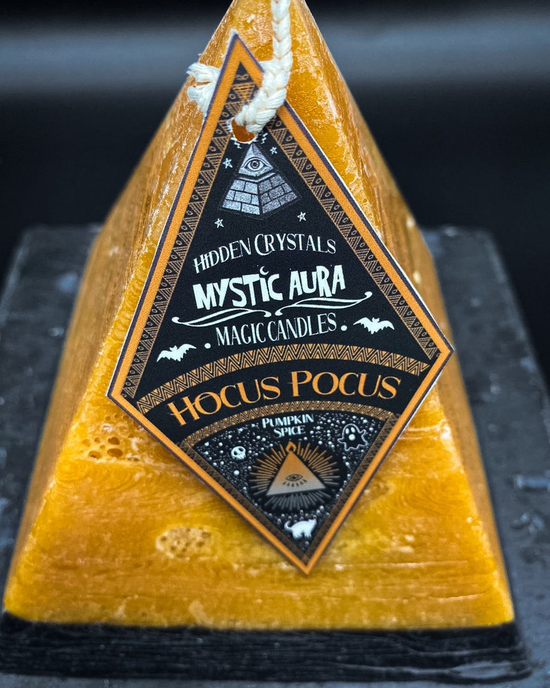 Hocus Pocus Pumpkin Spice Pyramid Candle